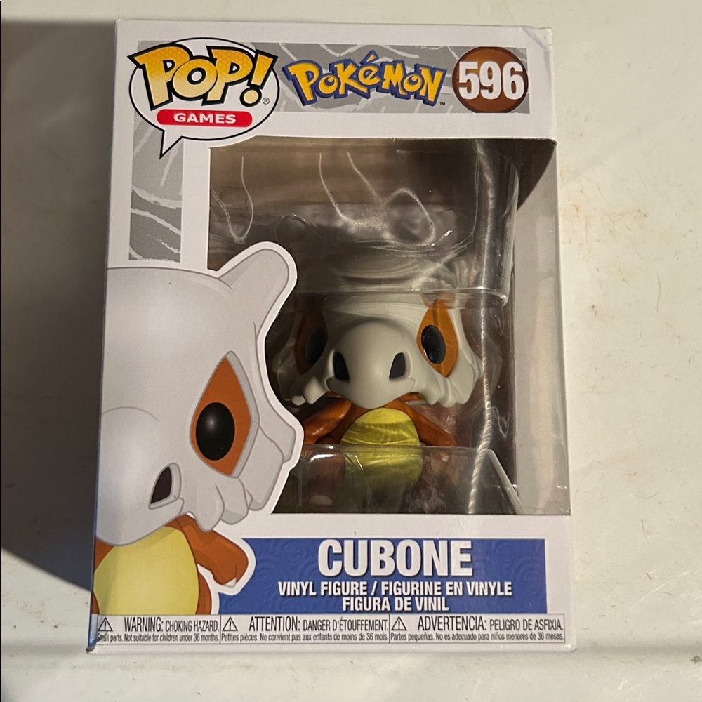 Brand New in Box Never Opened Cubone #596 Funko Pop